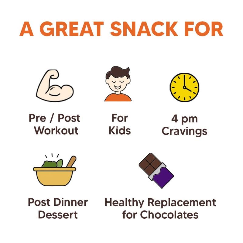 Image of EAT BETTER CO - Better Laddoos - Hazelnut & Chocolate - Delicious Sugar-Free Laddoos | Energy-Bar Replacement | Dry-Fruit Laddoo | High Protein And Instant Energy - Pack Of 7, 110 Gram