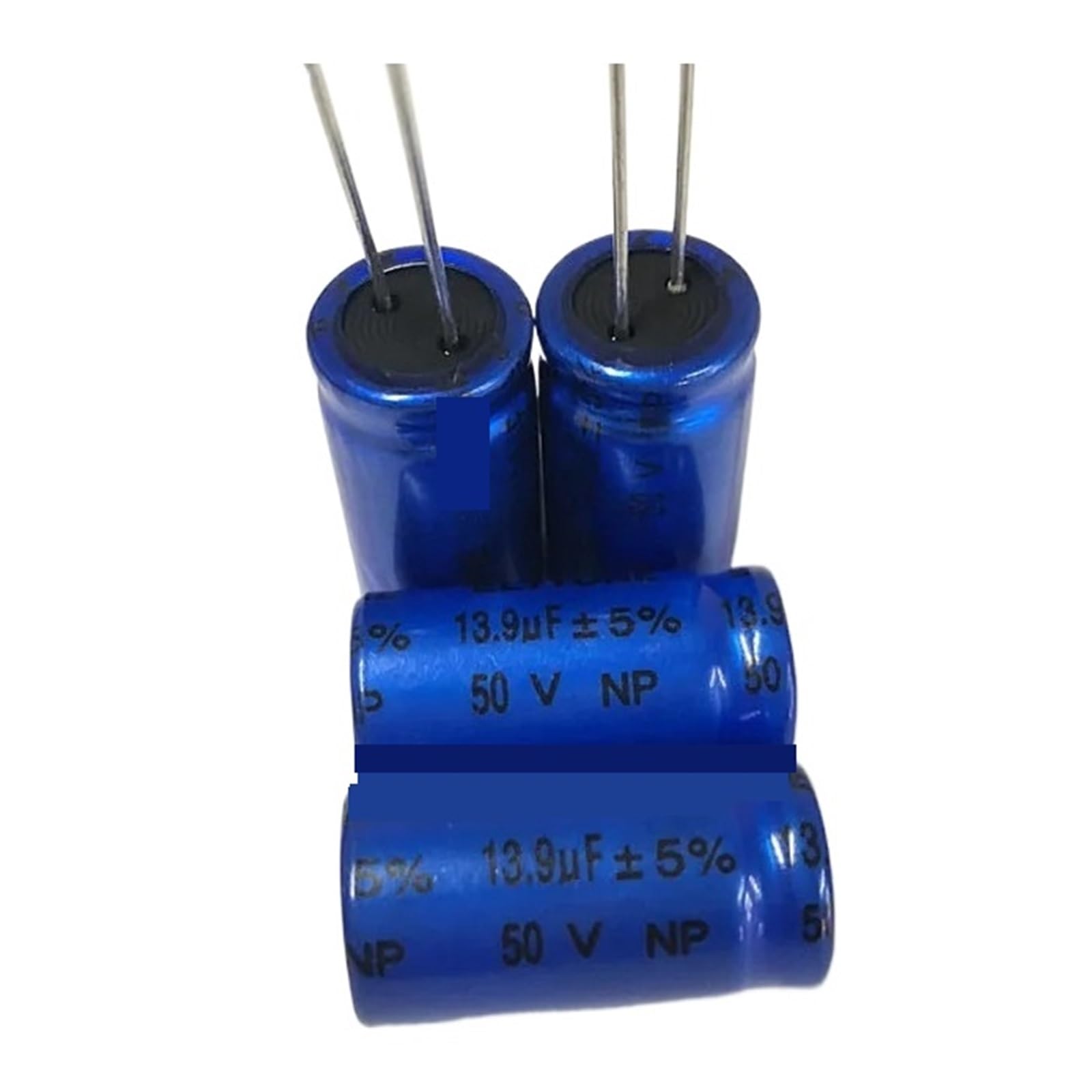 Condensateur vertical non polaire 13.9uf 50v pour la fabrication de filtre acoustique