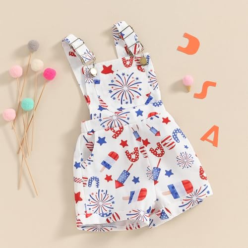 Toddler Baby Girl Clothes Daisy Overalls Shorts Sleeveless Suspender Jumpsuit Romper Cute Summer Outfit Clothing3