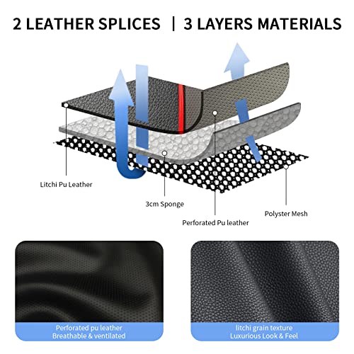 TOYOUN Coprisedili Anteriori dell'Auto Coppia di