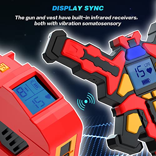 Vatos VL-BB8933F Rechargeable Laser Tag Guns Set - Vatos Laser Tag 4 Player Pack thumb #3