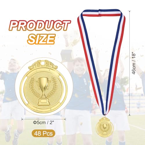 Médailles de récompense en métal avec ruban et trophée pour compétitions - 2