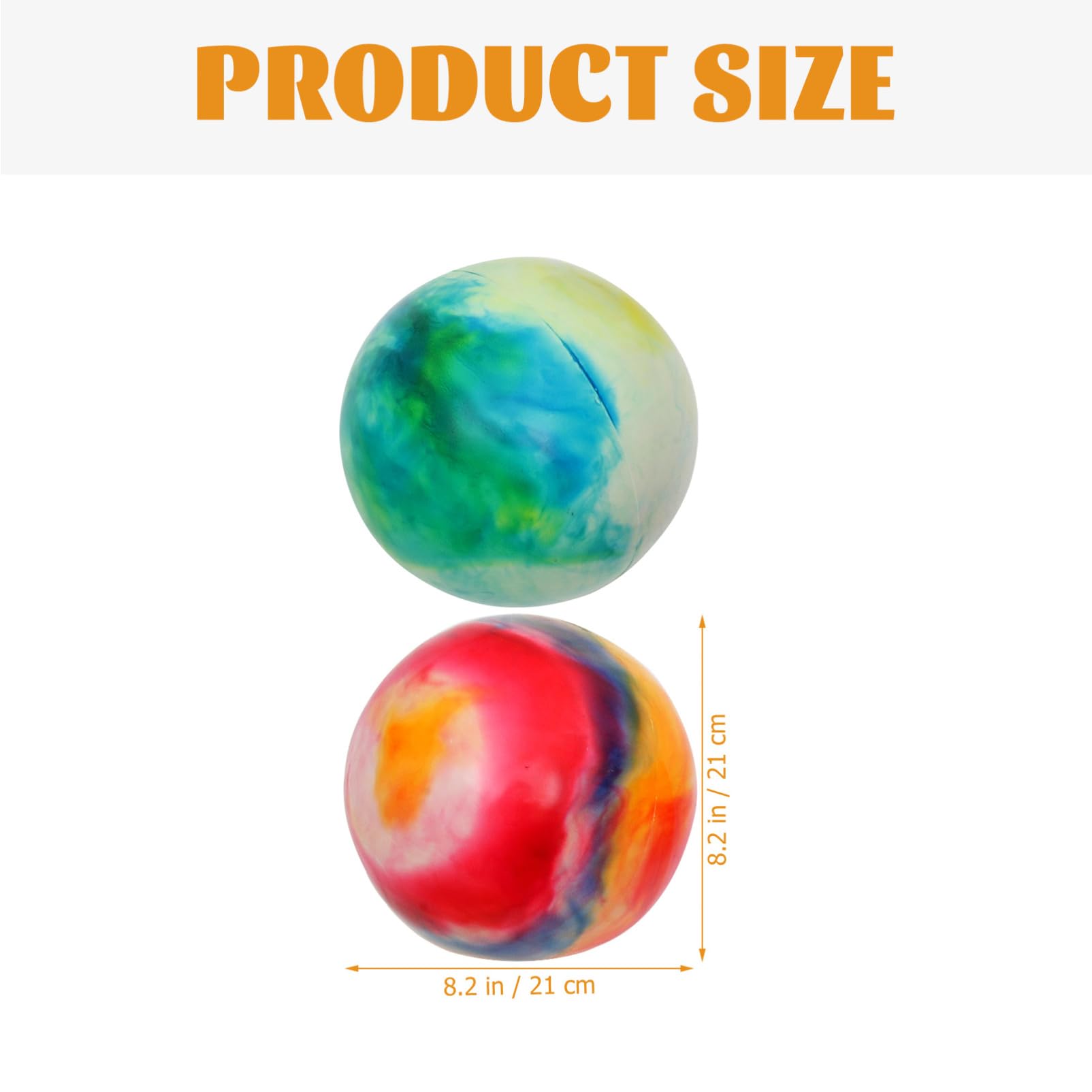UPKOCH Beach Balls for Pool Bulk Inflatables Large Glitter Ball for Summer Parties Random Color