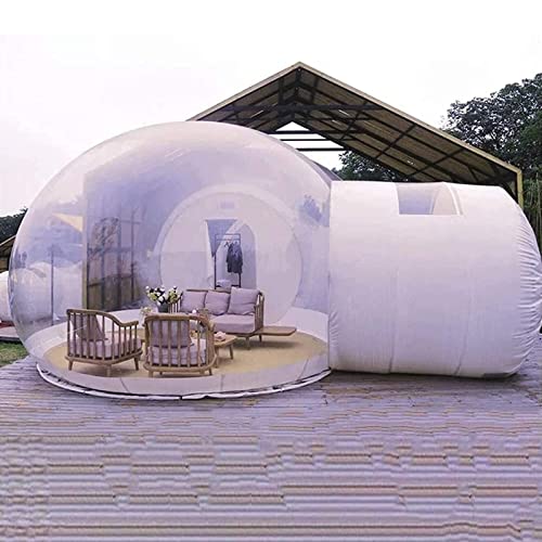 Carpa inflable transparente exterior para camping 3m diámetro miniatura 1