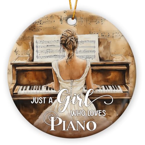 Piano Ornament 2025 - Piano Ornaments for Christmas Tree, Music Gifts for Girls,...