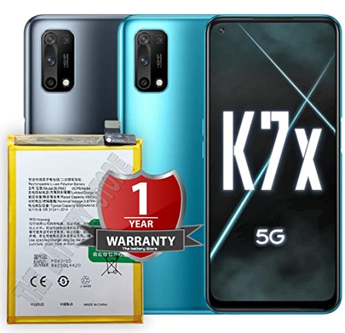 Image of THE BATTERY STORE Orignal Battery for Oppo K7x 5G Model BLP843 Battery with 1 Year warrenty and high capicity Battery Backup(for BLP843)