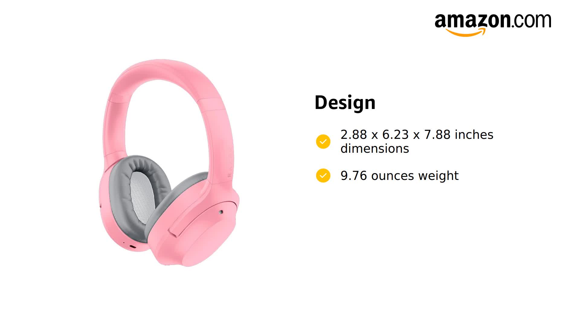 Amazon.com: Razer Opus X Wireless Low Latency Headset: Active