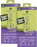 Enviroscent Non-Toxic Air Freshener for Home (Lavender Tea & Honey) Essential Oil Diffuser | Air Freshener & Room Freshener | Home Fragrance Last Over 30 Days | 8 Scent Stix Refills