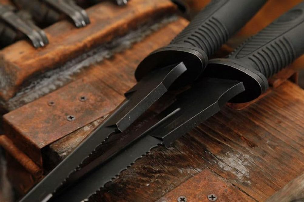 Generisch Teerma NL4 Outdoor Messer, 29.8cm Full Tang Survival-Messer mit G10 Griff,Kydex Scheide, Feststehende Messer mit Titanium, Scharfe Jagdmesser Für Camping, Jagd, Geschenk, Sammlung