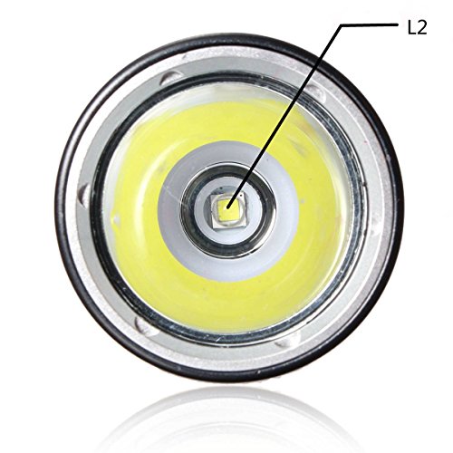 Bigmachine Led-duikzaklamp, onderwater, 100 m waterdicht, onderzeeër licht, accu en oplader inbegrepen - Image 5