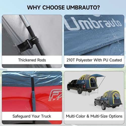 Umburato Pickup Truck Tent Blue