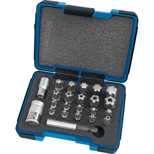 Draper TXP23/KIT 1/4 and 3/8 Inch Square Drive TX Star Plus Bit Set