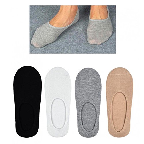 Multi Pack - Men Loafer Boat Invisible No Show Liner Low Cut Socks Ankle Footie 10-133