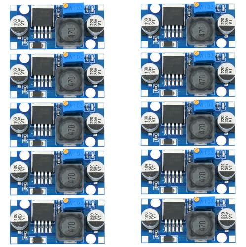 Image of 10Pcs LM2596 LM2596S DC to DC Converter Buck Module | Input 3.2-35V, Output 1.25-35V, 3A Adjustable