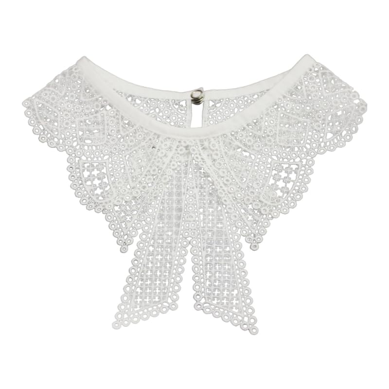Versatile Embroidery Lace Detachable Collar for Dress Shirt Sweater Decoration