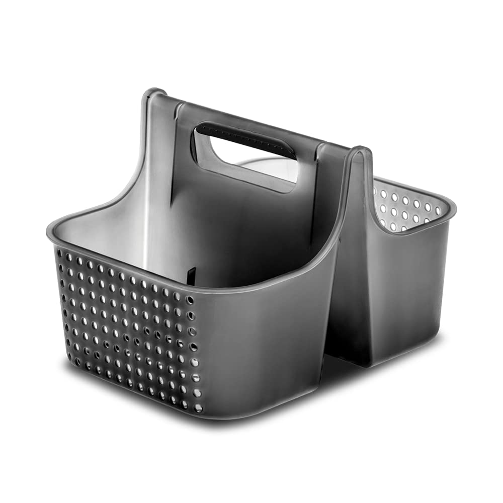 madesmart Large Premium Portable Shower Caddy Hold Soap Shampoo Hair Supplies and Beauty Products Cleaning Supplies Organizer for