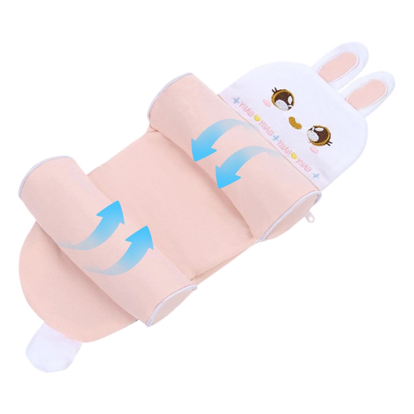 Kid Head Pillow Portable Pearl Cotton Sleeping Cushion for Bassinet Car