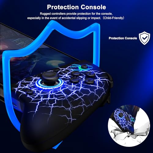Mando Pro Controller Switch portátil programable y giroscopio de 6 ejes marca ALEEMTRY 7