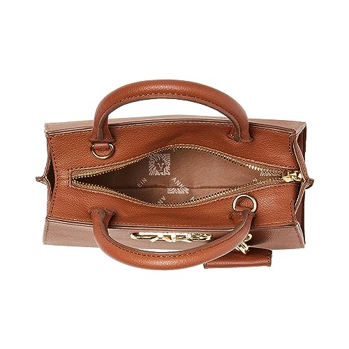 Image of Anne Klein Convertible Mini Satchel with Bevel Logo