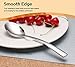 Dinner Spoons, Elegant Life 12-Piece Large Stainless Steel Spoons Set Mirror Polished Modern Flatware Cutlery Spoons for Home, Kitchen or Restaurant, 8 inches