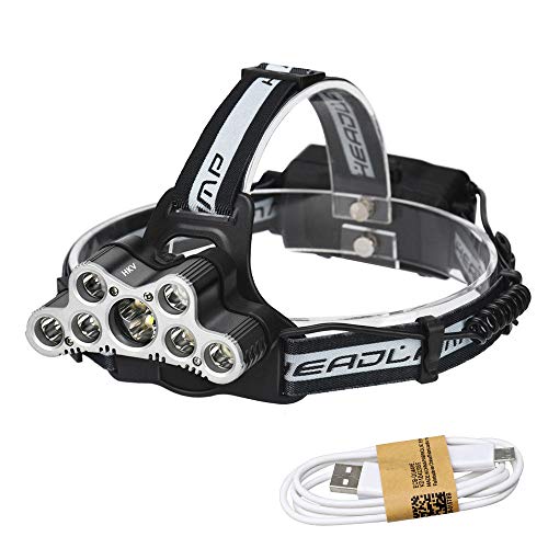 Z.L.FFLZ LED Light 7 LED Headlamp Headlight Led Head Lamp Camping Light Fishing