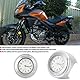 KIMISS Motorrad Lenker Uhr, Motorrad-Lenkeruhr, Motorrad-Zifferblattuhr, Universell passend für Motorräder mit 22-25 mm Lenker