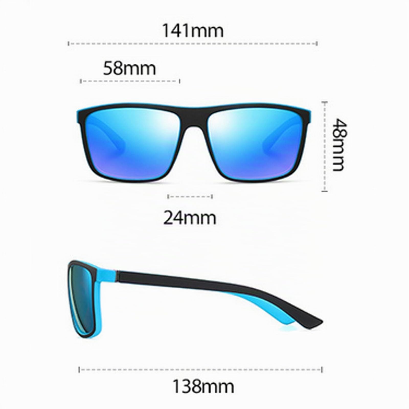 BITEVIEW | POLARISIERTE PREMIUM-BRILLE FÜR ANGLER，Unisex-Sonnenbrille, leicht, UV-Schutz, ideal zum Autofahren, Radfahren, Angeln und Reisen