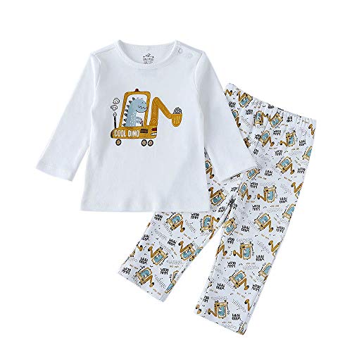 Zanie Kids 2-Piece Baby Boy Pajama Set - Tee & Pants