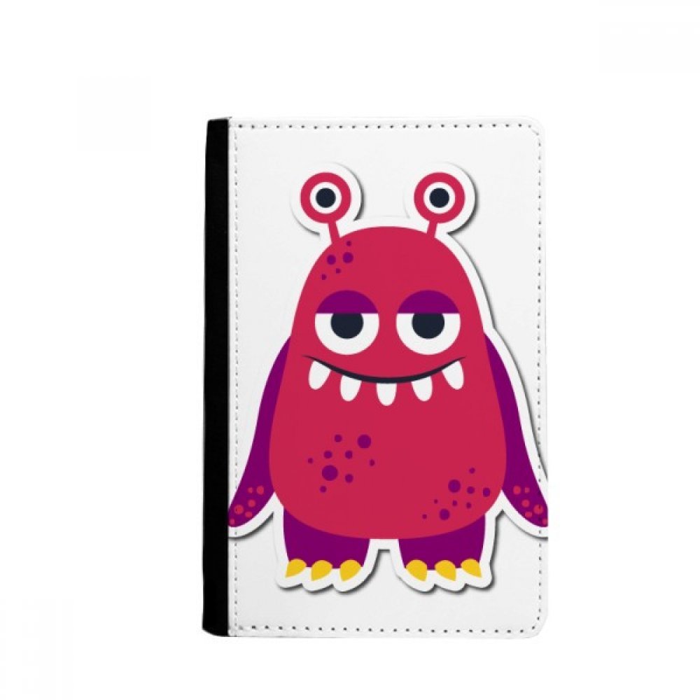 DIYthinker Universe And Alien Pink Monster Passport Holder Notecase Burse Wallet Cover Card Purse