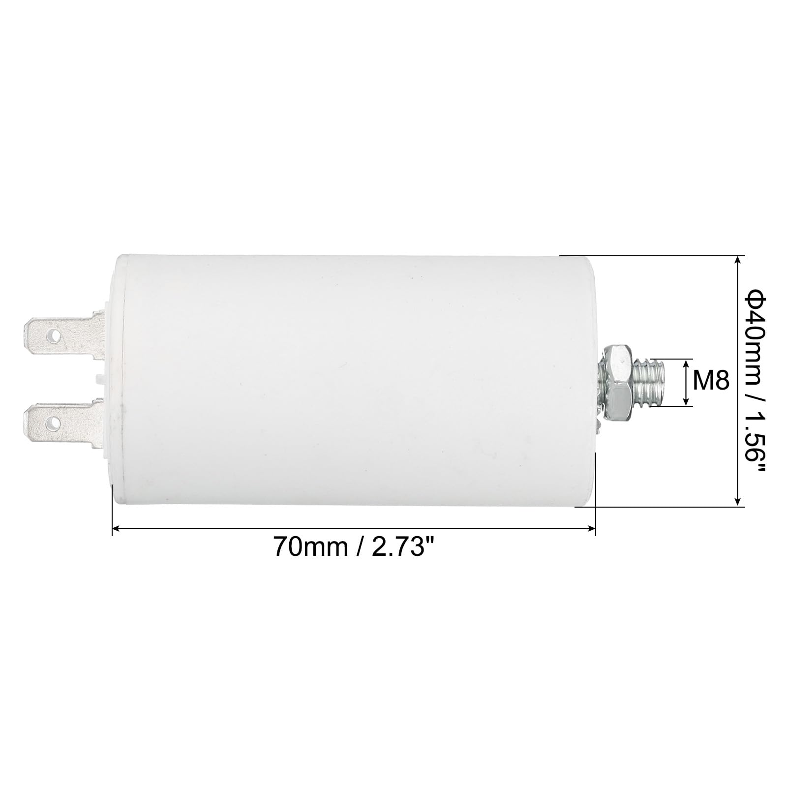PATIKIL CBB60 15uF Condensateur De Démarrage, 2Pcs AC