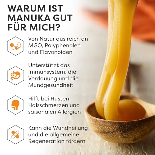 Manuka Doctor Manuka Honig 540 MGO - Original Manuka Honig aus Neuseeland mit Methylglyoxal - 250 g