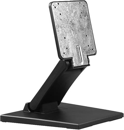 Versatile Folding Monitor Stand Base for LCD Displays Stable Iron Desktop Screen Support Bracket with Wide Anti-tip Base Compact Space-Saving Design
