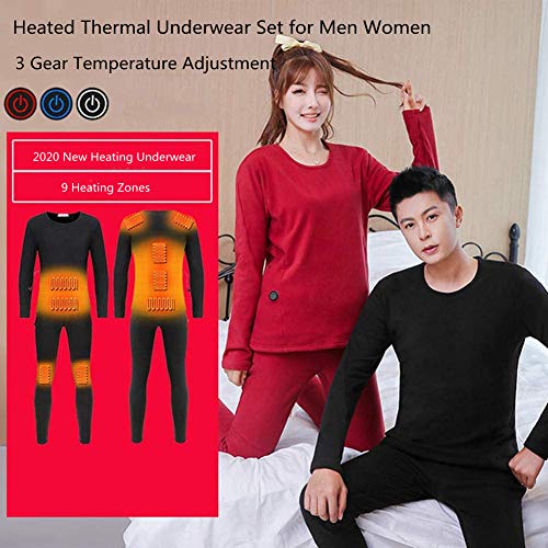 Biancheria intima termica riscaldata per uomini e