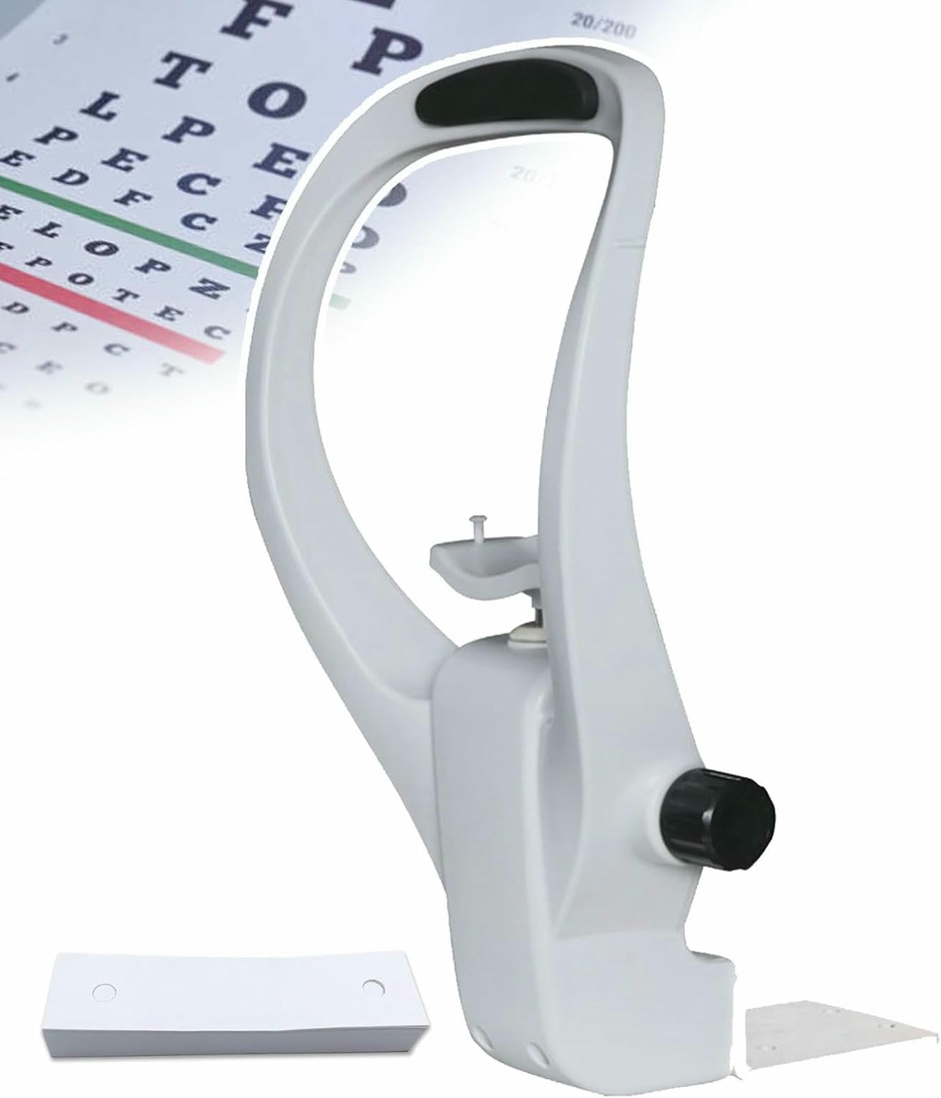 Reposapiés para instrumentos ópticos con ajuste milimétrico de altura frontal