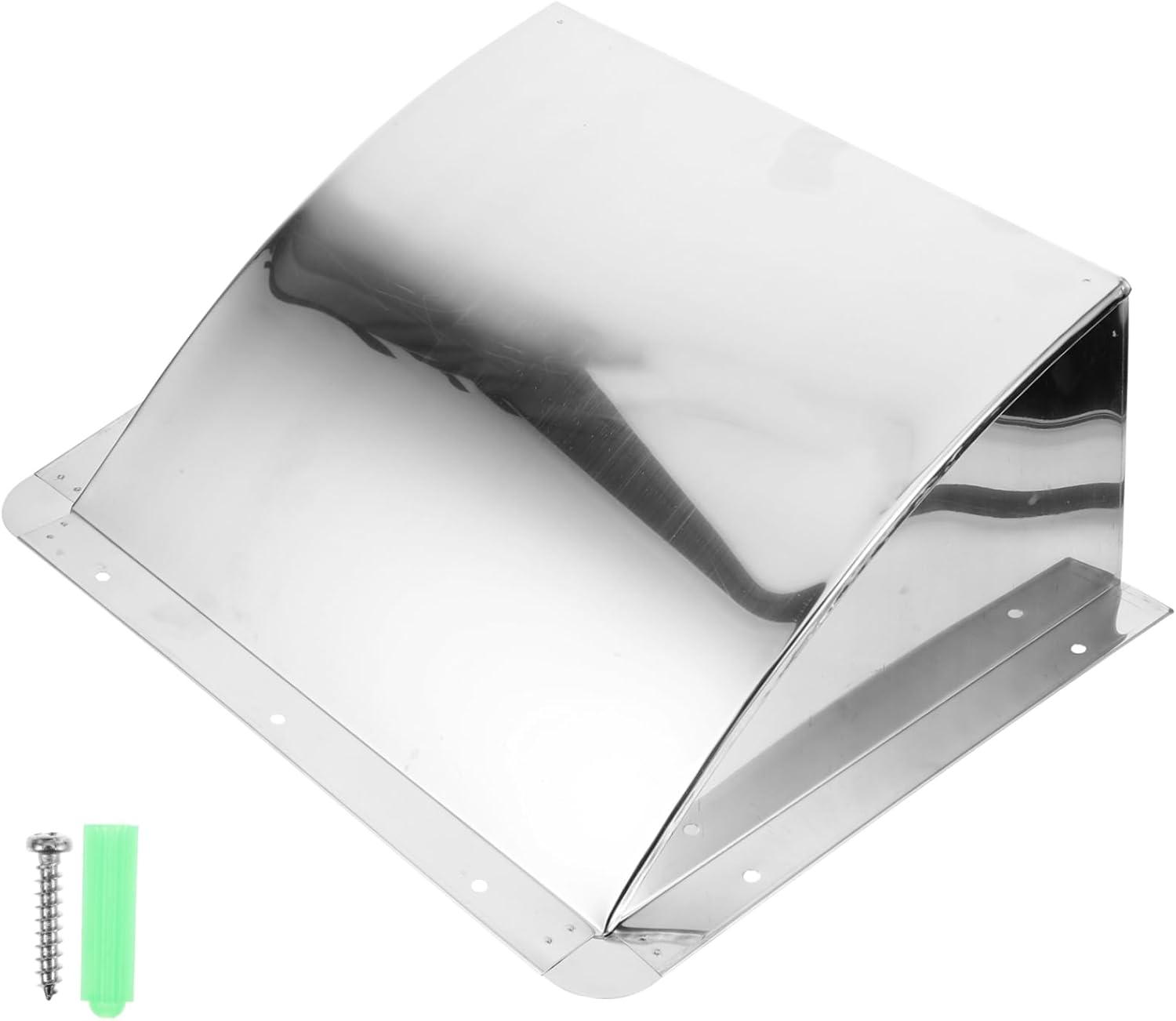 Stainless Steel Kitchen Exhaust Vent Cap Ducting Exhaust Hood for Home Prevents Ingress for Air Conditioning and