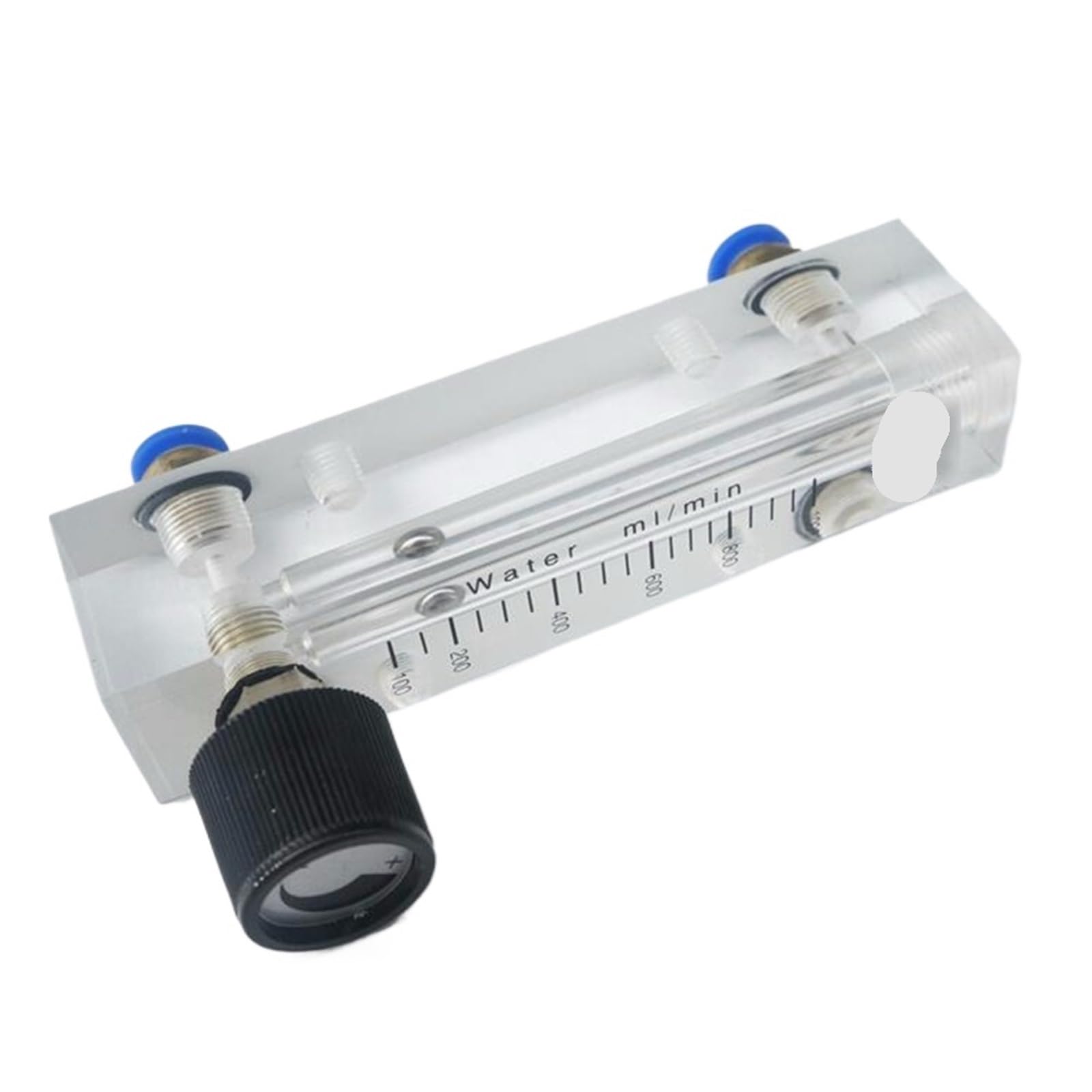 Débitmètre d'eau 16-160mL/min rotamètre de précision avec valve 6mm - 5