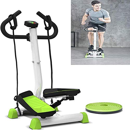 Elliptical Exercise Machine with LCD Display Adjustable Stride