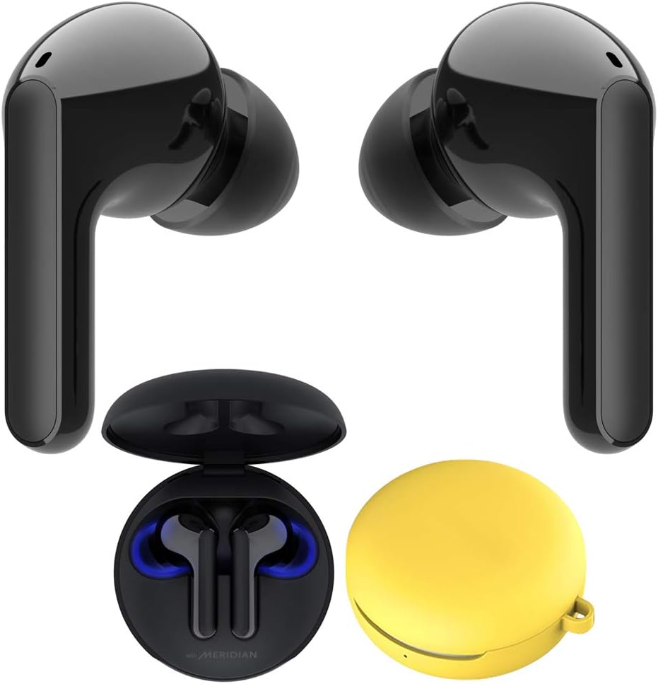 ایگرد | قیمت و خرید LG Tone Free HBS-FN6 True Wireless Earbuds Bluetooth  Meridian Audio with UVnano Case Bundle with LG Macarons Carrying Case for  Tone Free FN6 Headphones, Lemon