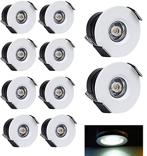 Focos empotrables led 3W para crear un ambiente moderno en los muebles de su salón u hogar