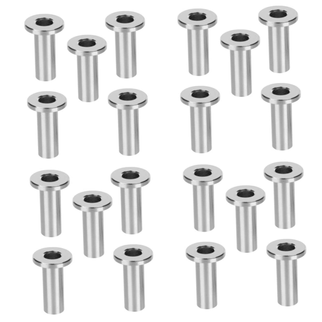 50pcs Deck Cable Railing Kit Wire Rope Protective Sleeve Stainless Cable Protector Railing