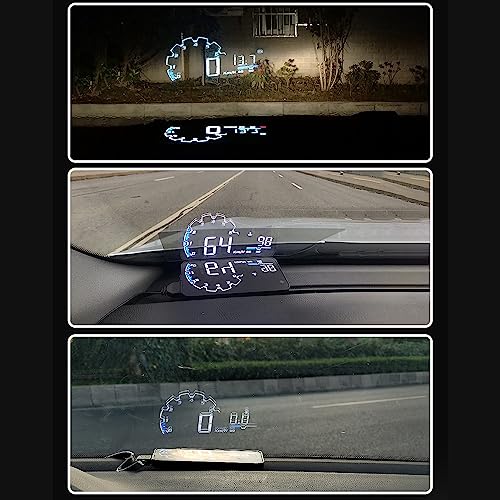 Velocímetro de coche con proyector de cabeza para solucionar fallos de temperatura 7