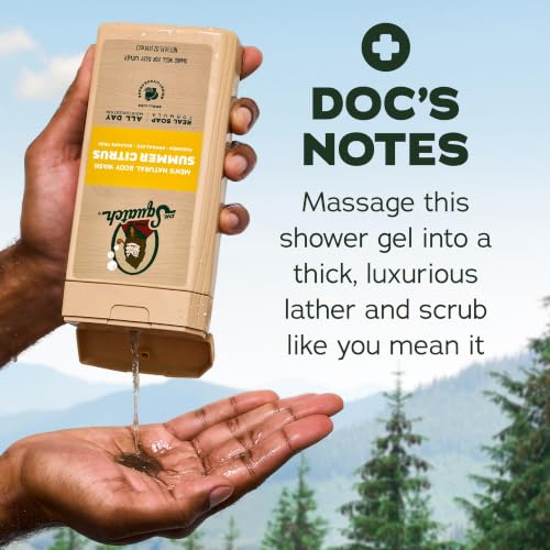 Dr. Squatch Natural Men's Body Wash Shower Gel - Cleansing, Nourishing, Long Lasting Scent, Moisturizing Body Wash for Men - Coastal Mist + Summer Citrus (14 oz, 2-Pack) - image 8