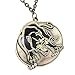 Ed Hardy By Christian Audigier: Prowling Panther Pendant with CZ accents