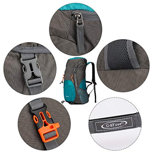 G4Free 40L Faltbarer Rucksack, Wanderrucksäcke Ultraleicht – Ansicht 3