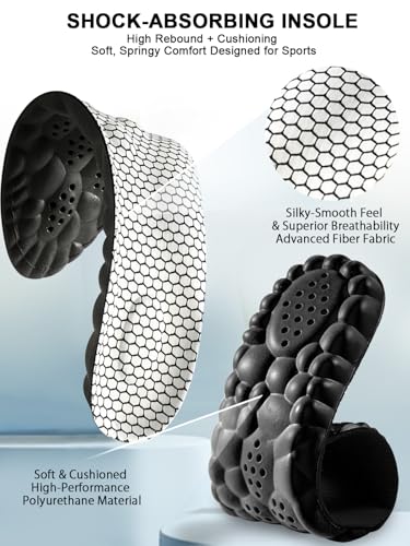 Image of 4D Cloud Insoles for Men and Women, Arch Support Insoles, Memory Foam Insoles, Shock Absorption and Cushioning Sports Shoe Insoles (Graphene Gray, XL (Men 9-11 /Women 10-11)