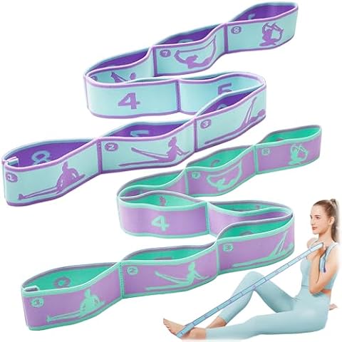 2 Pièces Sangle Yoga LEOEASIY Cover