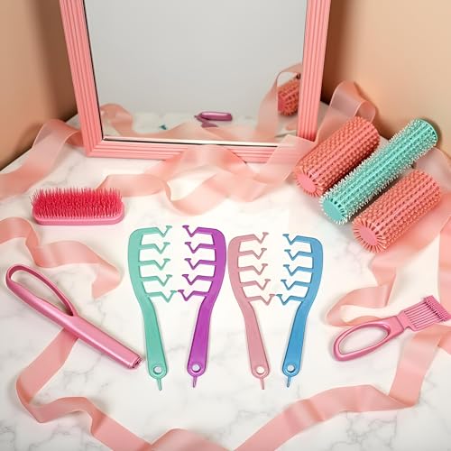 Peine de dientes anchos en Z para cabello rizado miniatura 6