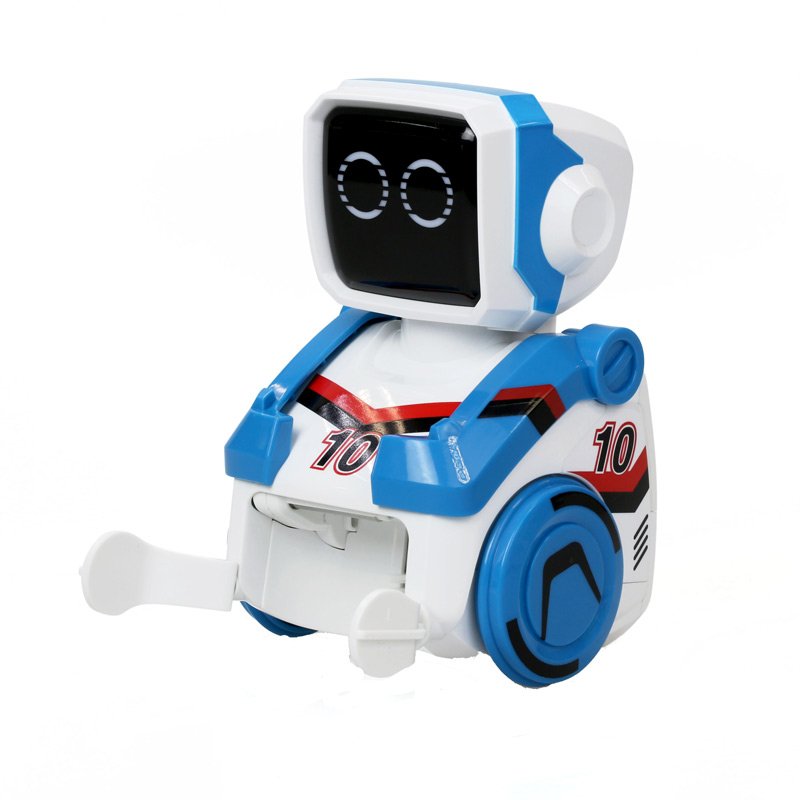 SilverLit KickaBot Bleu – Robot Radioguidé Avec Ballon Et Double But – LED Yeux – 4 Directions + Tir – Jusqu’à 4 Joueurs – Dès 3 Ans