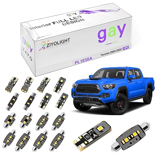 Kit de luces LED interiores para Toyota Tacoma 2005-2022 miniatura 1