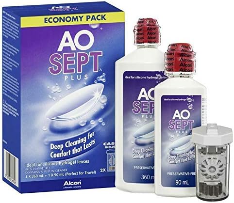 AoSept Plus Economy Pack 360ml and 90ml